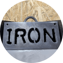 アイアンサインプレートづくり