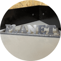 アイアンネームスタンドづくり